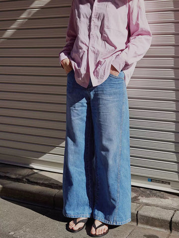 Pantalon large de cow-boy